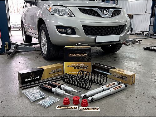 Лифт подвеска Sandkat Great Wall Hover H3 / H5 (2006-2010) увеличение клиренса сзади 30 мм, SND003 Лифт подвеска Sandkat Great Wall Hover H3 / H5 (2006-2010) увеличение клиренса сзади 30 мм, SND003 — фото 2