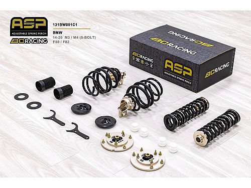Комплект занижения BC Racing серия ASP Camber BMW M4 F82 RWD (2014-2020) (5 болтов) с занижением 30/35 мм, 131BW001C1  