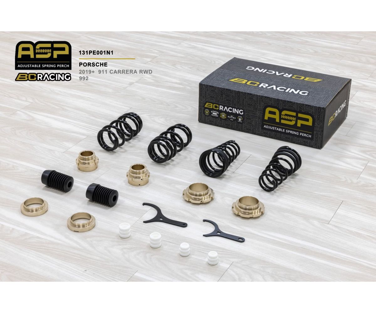 Комплект занижения BC Racing серия ASP PORCHE 911 CARRERA 992 RWD (2019-) с занижением 35/35 мм, 131PE001N1 Комплект занижения BC Racing серия ASP PORCHE 911 CARRERA 992 RWD (2019-) с занижением 35/35 мм, 131PE001N1