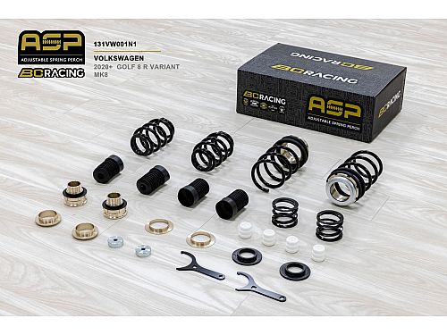 Комплект занижения BC Racing серия ASP Volkswagen GOLF VIII R VARIANT MK8 (2020-) с занижением 27/30 мм, 131VW001N1