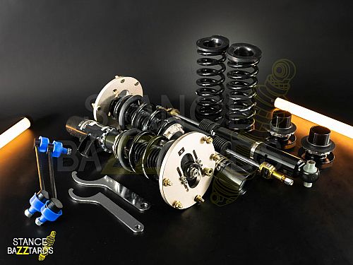 Винтовая подвеска (койловеры) BC Racing серия BR RA BMW 4 Серия (F32/F36) (5-BOLT) AWD (2014-) с регулировками высоты (фултап), жесткости и развала (см. хар-ки), I-85BRRA