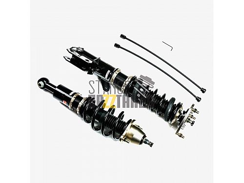 Винтовая подвеска (койловеры) BC Racing серия BR RA SUBARU LEGACY 6 поколение (BN9/BS9) (2015-) с регулировками высоты (фултап), жесткости и развала (см. хар-ки), F-27BRRA