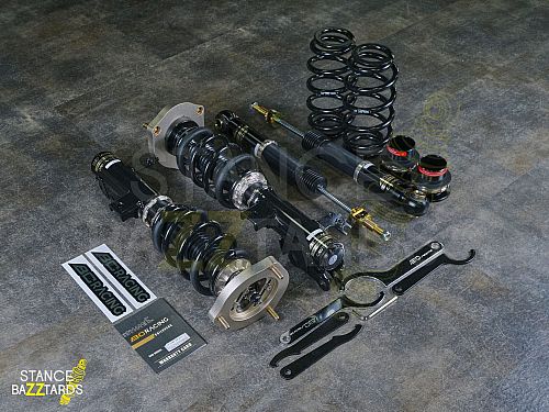 Винтовая подвеска (койловеры) BC Racing серия BR RA Toyota CAMRY XSE (GSV70) (2018-) с регулировками высоты (фултап), жесткости и развала (см. хар-ки), C-154BRRA