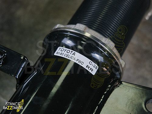 Комплект винтовой подвески BC Racing серия BR RA с регулировками Toyota CELICA-FWD ST183, 1990-1993, C-35BRRA Комплект винтовой подвески BC Racing серия BR RA с регулировками Toyota CELICA-FWD ST183, 1990-1993, C-35BRRA