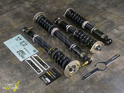 Винтовая подвеска (койловеры) BC Racing серия BR RS Mercedes-Benz SL-Класс SL55 AMG (R230) (2003-2011) с регулировками высоты (фултап), жесткости и развала (см. хар-ки), J-24BRRS