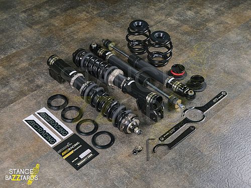 Винтовая подвеска (койловеры) BC Racing серия BR тип RA Renault CLIO RS 172/182, 1998-2004 с регулировками высоты (фултап), жесткости, развала, O-06BRRA