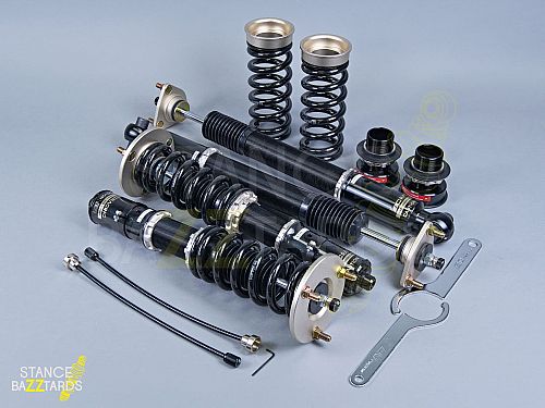 Комплект винтовой подвески (койловеров) BC Racing серия BR тип RS с регулировками высоты (фултап), жесткости, развала Lexus GS350 AWD GRL15, 2013-, R-32BRRS