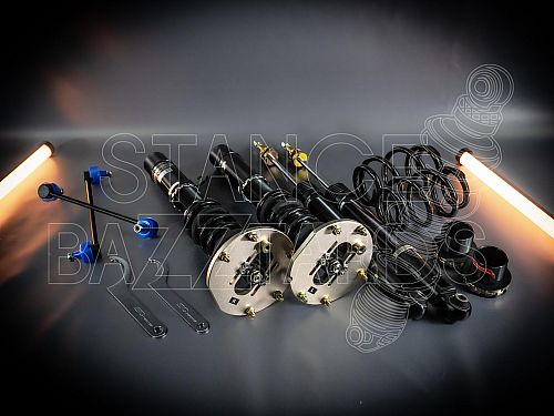 Винтовая подвеска (койловеры) BC Racing серия BR RA Mini Clubman F54 (2015-2021) (перед амортизатор 50 мм) с регулировками высоты (фултап), жесткости и развала, T-08BRRA