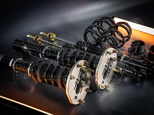 Винтовая подвеска (койловеры) BC Racing серия BR RA Mini Clubman F54 (2015-2021) (перед амортизатор 50 мм) с регулировками высоты (фултап), жесткости и развала, T-08BRRA