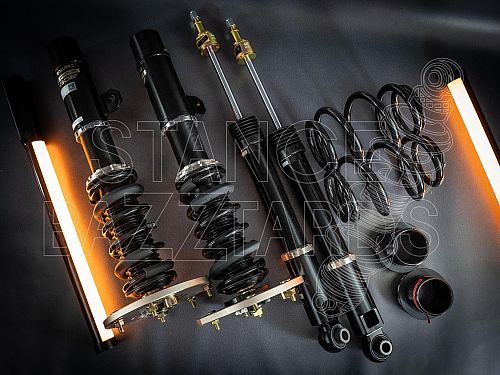 Винтовая подвеска (койловеры) BC Racing серия BR RA Mini Clubman F54 (2015-2021) (перед амортизатор 50 мм) с регулировками высоты (фултап), жесткости и развала, T-08BRRA