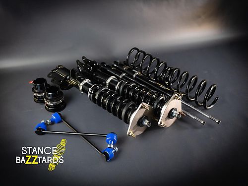 Винтовая подвеска (койловеры) BC Racing серия BR RS KIA Sportage NQ5 (2023-) FWD/AWD с регулировками высоты (фултап), жесткости и развала, W-20BRRS