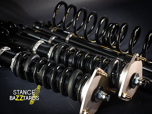 Винтовая подвеска (койловеры) BC Racing серия BR RS KIA Sportage NQ5 (2023-) FWD/AWD с регулировками высоты (фултап), жесткости и развала, W-20BRRS