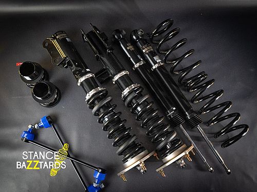Винтовая подвеска (койловеры) BC Racing серия BR RS KIA Sportage NQ5 (2023-) FWD/AWD с регулировками высоты (фултап), жесткости и развала, W-20BRRS