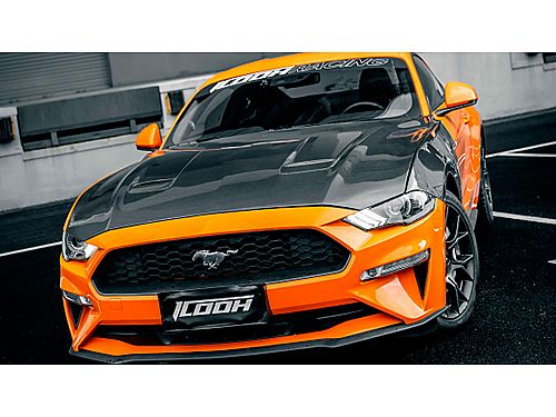 Капот карбоновый для Ford Mustang S550 (2018-2023), стиль OEM, ICOOH, DL-FD0102-42