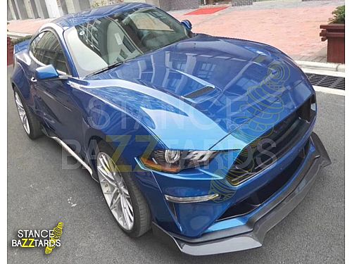 Передний сплиттер карбоновый для Ford Mustang S550 (2018-2023), стиль GT350 front lip, ICOOH, DL-FD0715-41