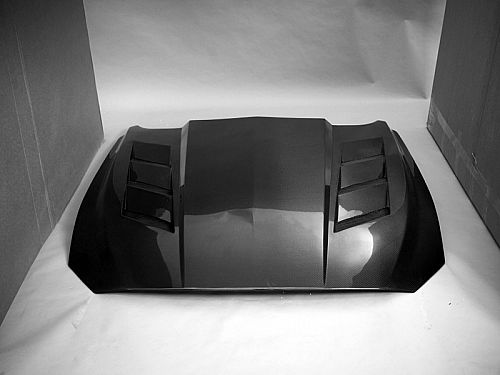 Капот карбоновый для Ford Mustang S550 (2018-2023), стиль GTS, ICOOH, DL-FD0927-05