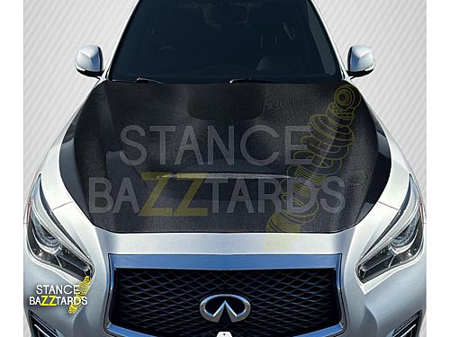 Капот карбоновый для Infiniti Q50 V37 (2013-), стиль 2, ICOOH, DL-II1021-13