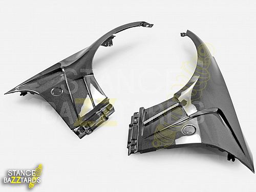 Крылья передние карбоновые для Nissan 350Z Z33 (2002-2008), стиль Carbon FiberFender, ICOOH, DL-NN0508-01