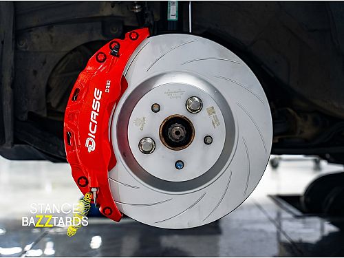 Тормозная тюнинг система SKODA OCTAVIA III (A7, 5E) (2013-2021) DICASE DR6 (ротор до 362 мм) цвет: Красный, поршней: 6, передняя ось, DR6-2619-R-0-0-0-0-0-0-0-0