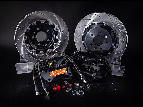 Тормозная тюнинг система (Б/У) Brembo (репл) Audi A6 allroad C7 (2012-2019) F50 4 поршня передней оси (диски 355x32 мм), BR_F50_112_o1_REF