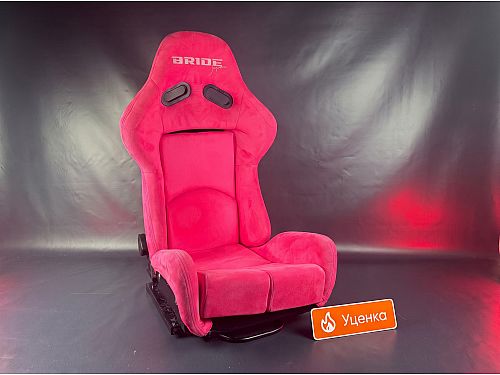 Сиденье спортивное (полуковш) SB Seats с повреждениями (Размер M) Ткань, Розовый (JAPAN) (Регулировка с двух сторон), JBR1020PK_JP_M_REF