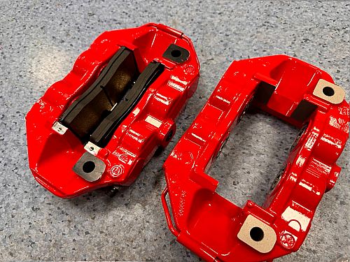 Суппорта тормозные (Б/У) (пара) 4 поршня для системы Brembo GT4, SUPPGT4R_REF