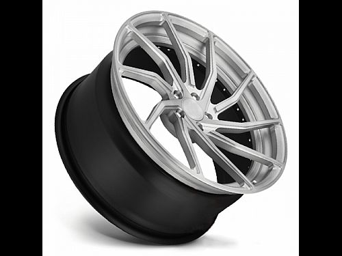 Диски колесные кованые черны с серебром автомобильные, SB001-0716