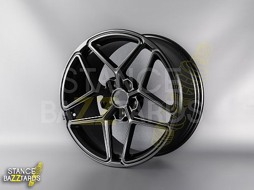 Диски колесные кованые HRE style для Honda Civic 10 автомобильные, SB001-0361(D18/8.5J/ET35/5x114.3/CB64.1)