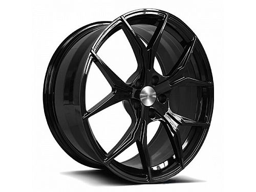 Диски колесные кованые HRE конкейвом черные автомобильные, SB001-080