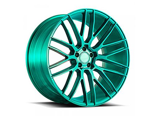 Диски колесные кованые зеленые автомобильные, SB001-0817