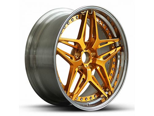 Диски колесные кованые кастомные золотые автомобильные, SB001-0312