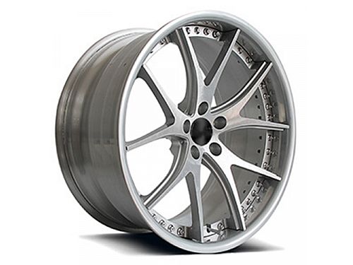 Диски колесные кованые кастомные двусоставные серебро brushed автомобильные, SB001-0291