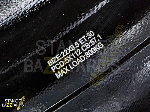 Диски колесные кованые Volkswagen R style автомобильные штатные, FAD-22(D22/9.5J/ET30/5x112/CB57.1)