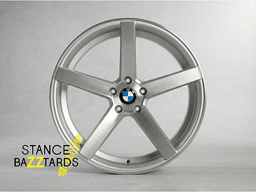 Диски колесные кованые BMW 5 series черно-синие автомобильные, SB001-0112