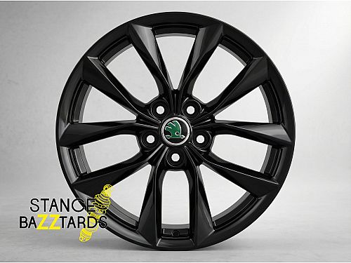 Диски колесные кованые Skoda style черные автомобильные, SB001-0117
