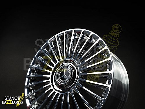 Диски колесные кованые Mercedes Maybach хром автомобильные, SB001-0358 Диски колесные кованые Mercedes Maybach хром автомобильные, SB001-0358