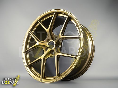 Диски колесные кованые HRE R101 style для Voyah Free сатинированная бронза автомобильные, SB001-0415B(D21/9.5J/ET23/5x120/CB66.1), SB001-0415B(D21/9.5J/ET23/5x120/CB66.1) 