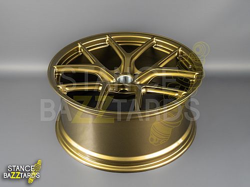 Диски колесные кованые HRE R101 style для Voyah Free сатинированная бронза автомобильные, SB001-0415B(D21/9.5J/ET23/5x120/CB66.1), SB001-0415B(D21/9.5J/ET23/5x120/CB66.1) 