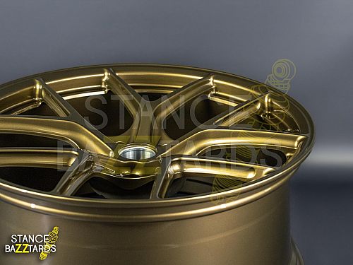 Диски колесные кованые HRE R101 style для Voyah Free сатинированная бронза автомобильные, SB001-0415B(D21/9.5J/ET23/5x120/CB66.1), SB001-0415B(D21/9.5J/ET23/5x120/CB66.1) 