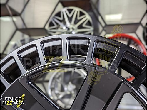 Диски колесные кованые Off Road черные 8 спиц 6 отв автомобильные, SB001-0479 Диски колесные кованые Off Road черные 8 спиц 6 отв автомобильные, SB001-0479 — фото 4