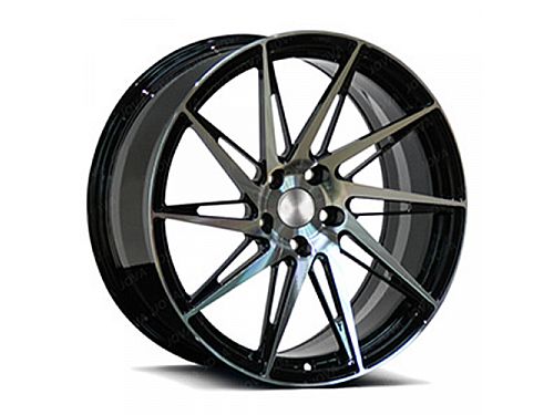 Диски колесные кованые 10 спицевые черные автомобильные, SB001-0478