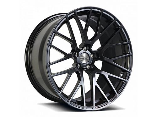Диски колесные кованые AEZ style с конкейвом черные автомобильные, SB001-0384