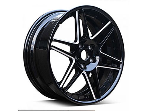 Диски колесные кованые 3SDM style 6 спиц черные автомобильные, SB001-0443