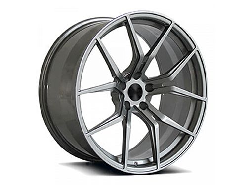 Диски колесные кованые HRE style серые разноширокие автомобильные, SB001-0365