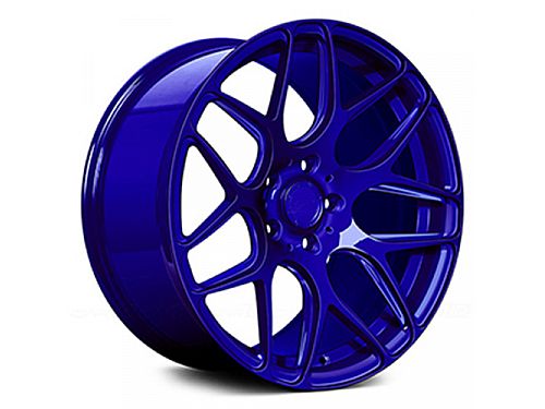 Диски колесные кованые BBS style с конкейвом темно синие автомобильные, SB001-0541
