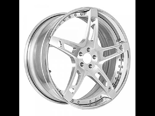 Диски колесные кованые двусоставные серебро автомобильные, SB001-058