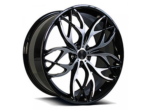 Диски колесные кованые моноблоки черные автомобильные, SB001-0573
