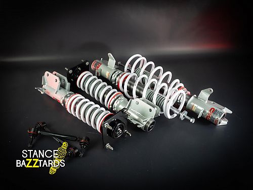 Комплект винтовой подвески (койловеры) DWD Mazda 626 GE 1993-1997 с регулировками высоты (фултап), жесткости (32 регулировки) (сжатие/отбой) и развала (см хар-ки), DMZD035