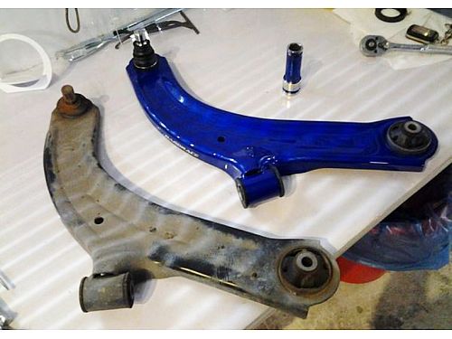 Передние нижние рычаги HardRace для NISSAN SENTRA B16 2005-2012 (на сайлентблоках), HR7556 Передние нижние рычаги HardRace для NISSAN SENTRA B16 2005-2012 (на сайлентблоках), HR7556