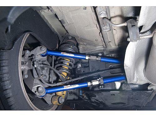 Задние регулируемые развальные рычаги HardRace для MINI Hatch R50/52/53 2000-2006 (на ШС), HR6243-SL